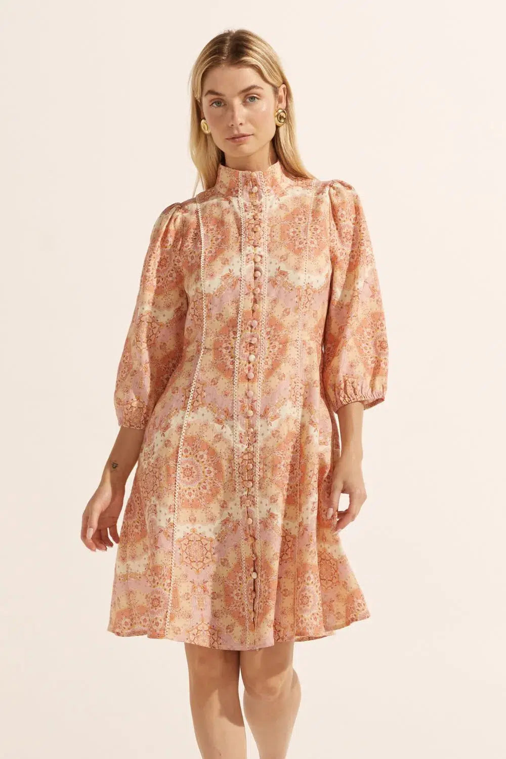 Jargon Dress - Sunset Mosiac-Zoe Kratzmann-Lima & Co