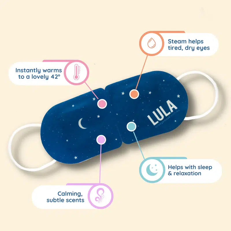 Lavender Self-Warming Eye Mask (5 Pack)-Lula Eye Mask-Lima & Co