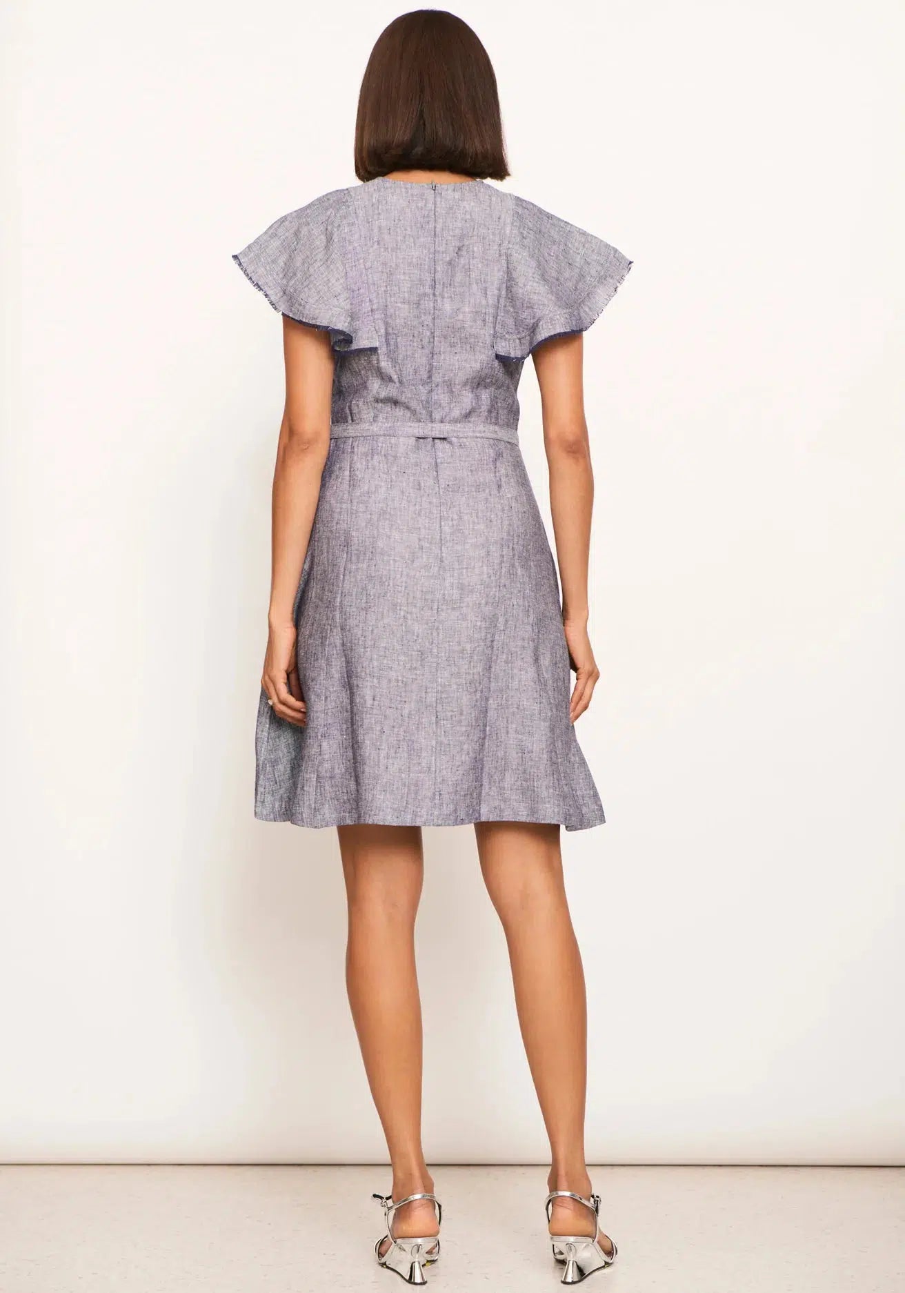 Joss Dress - Linen Denim-Pol-Lima & Co