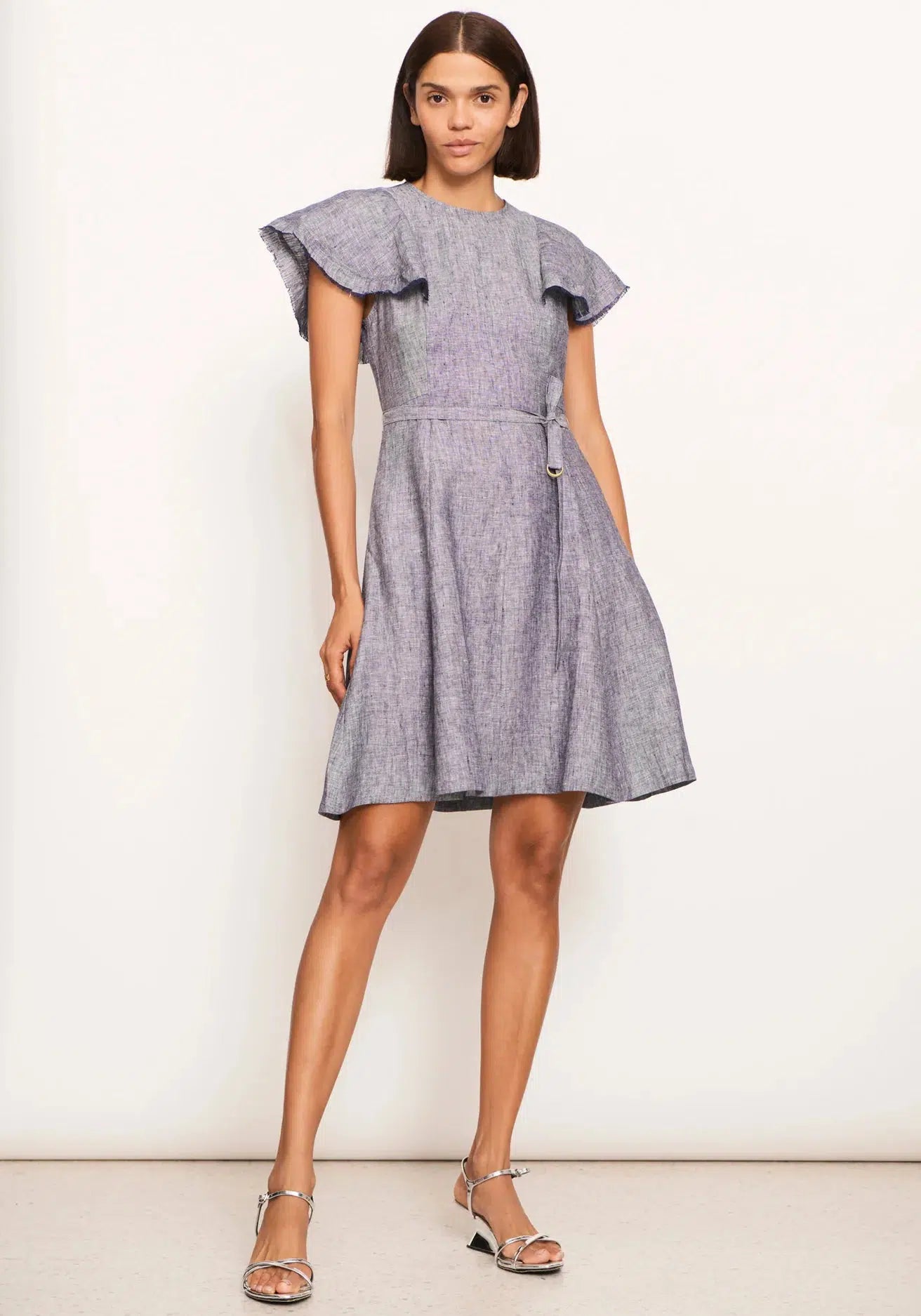 Joss Dress - Linen Denim-Pol-Lima & Co