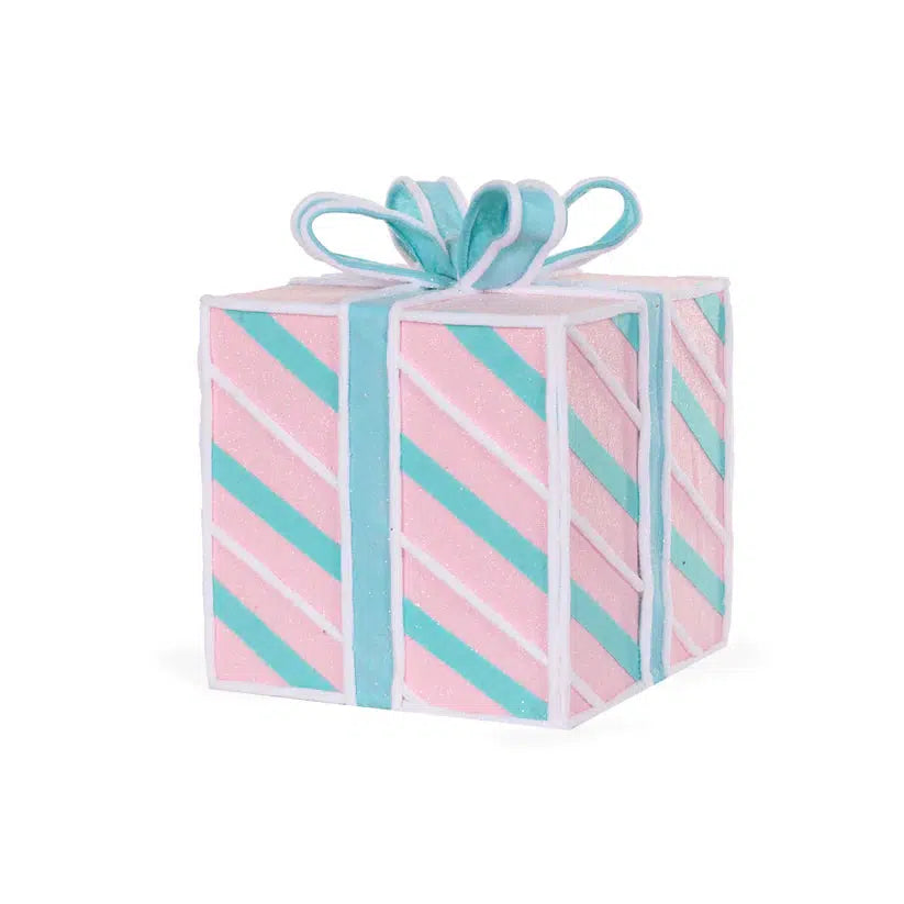 Large Pastel Candy Present-Holly and Ivy-Lima & Co