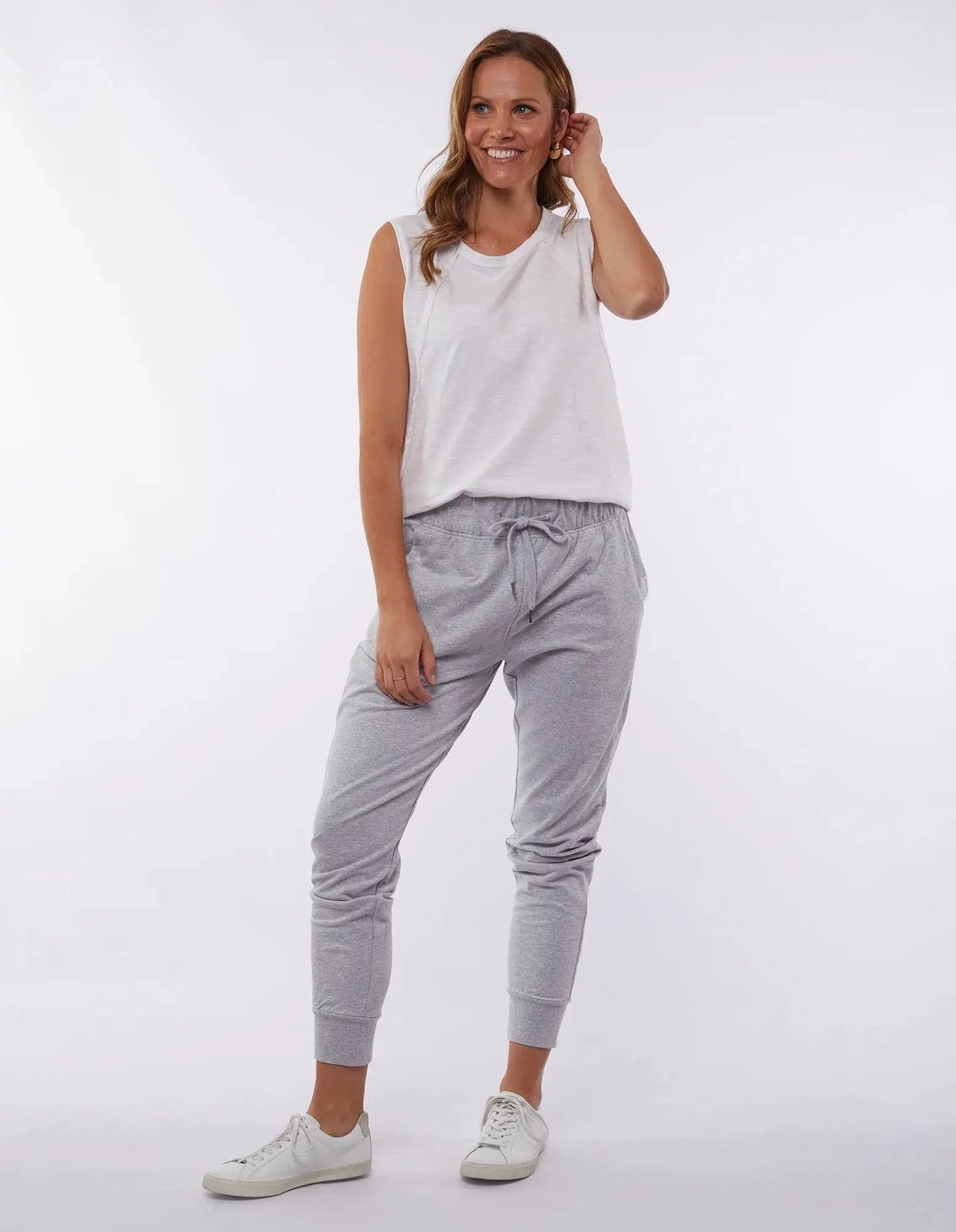 Lazy Days Pant - Grey Marle-Foxwood-Lima & Co