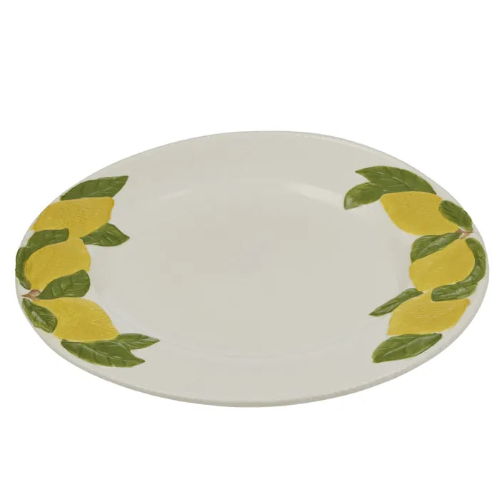 Limone Ceramic Platter - Yellow-Coast to Coast-Lima & Co