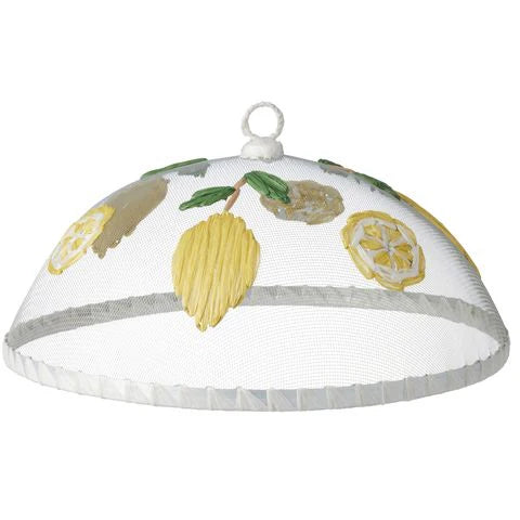 Limone Mesh Food Cover White/Yellow-Coast to Coast-Lima & Co