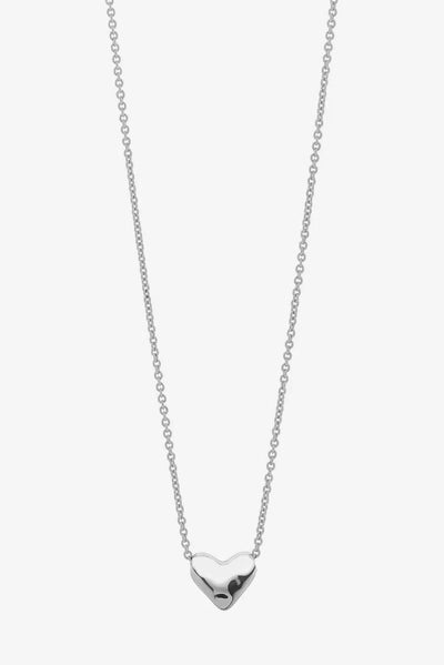 Mariel Heart Necklace - Silver-Liberte-Lima & Co