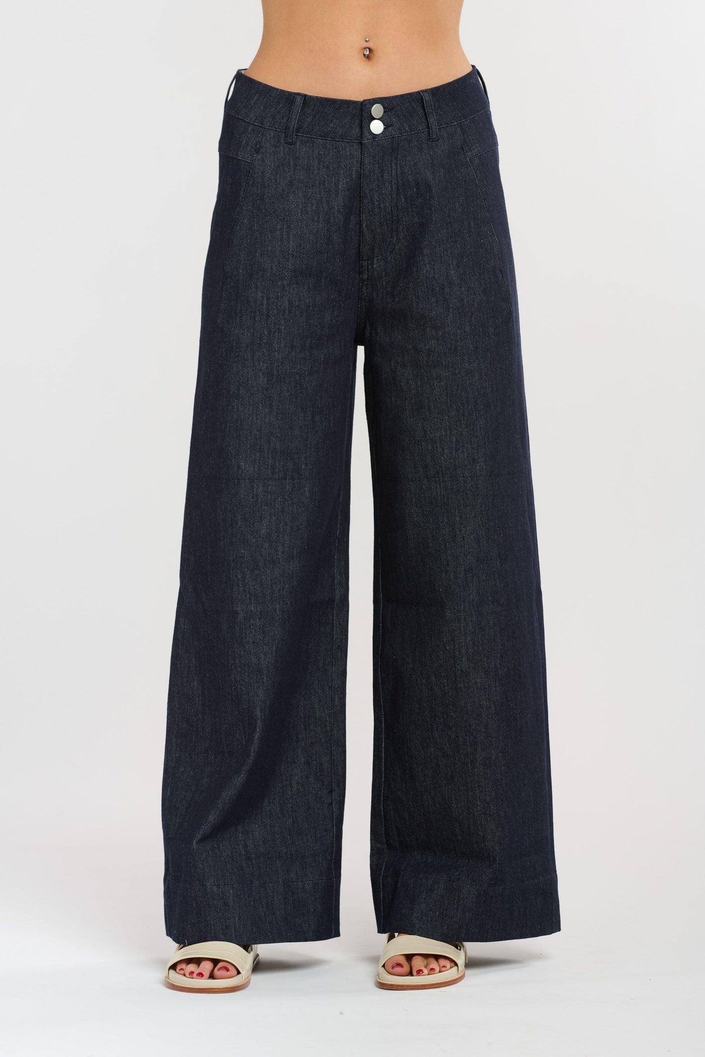 Mayfair Denim Pants - Dark Denim-365 Days-Lima & Co