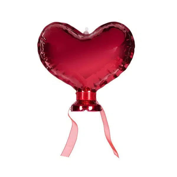 Metallic Red Heart Balloon Hanging Large-Holly and Ivy-Lima & Co