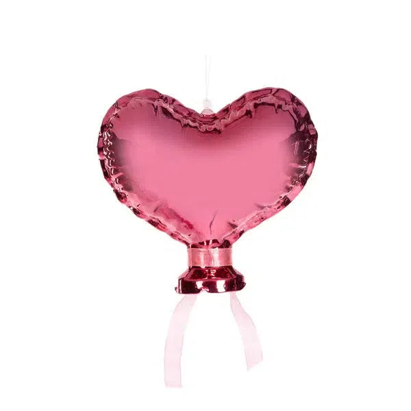 Metallic Watermelon Heart Balloon Hanging Large-Holly and Ivy-Lima & Co