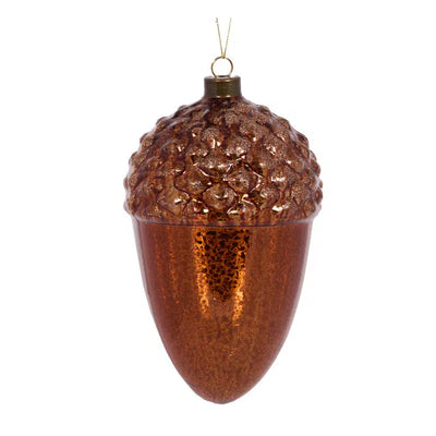 Metallic Copper Acorn Bauble-Holly and Ivy-Lima & Co