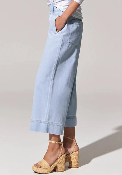 Miley Denim Pant - Light Blue-POL Clothing-Lima & Co