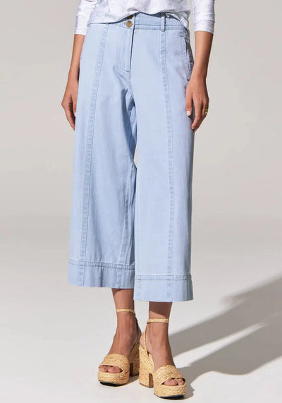 Miley Denim Pant - Light Blue-POL Clothing-Lima & Co