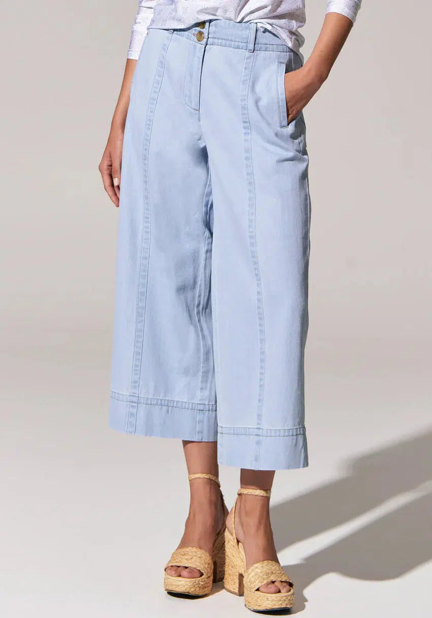 Miley Denim Pant - Light Blue-POL Clothing-Lima & Co