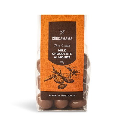 Milk Almonds 125g-Chocamama-Lima & Co