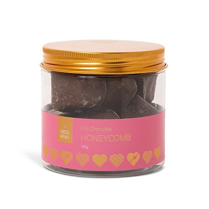 Milk Honeycomb Tub 125g-Chocamama-Lima & Co