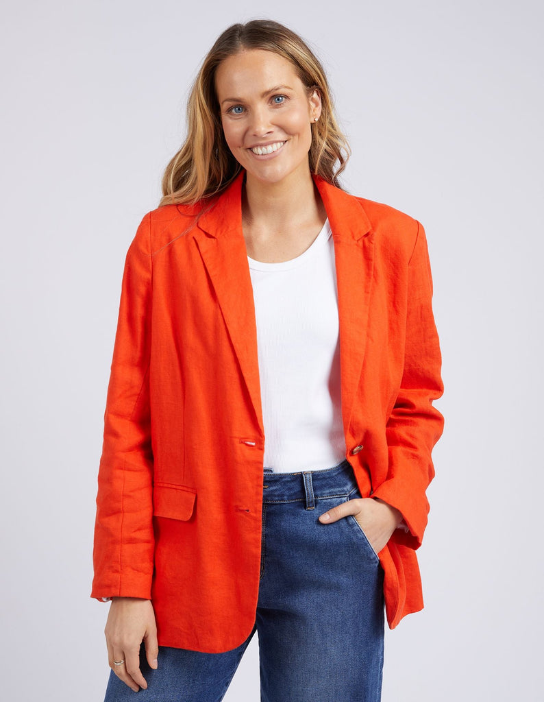 Tangerine blazer hot sale