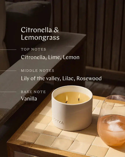 Outdoor Candle - Citronella & Lemongrass-Ecoya-Lima & Co