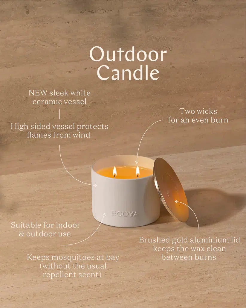 Outdoor Candle - Citronella & Lemongrass-Ecoya-Lima & Co