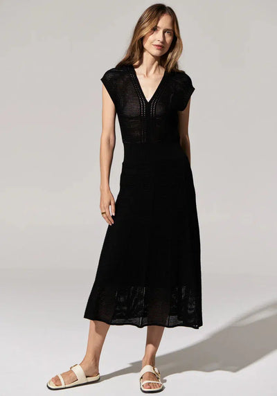 Paco Knit Dress - Black-POL Clothing-Lima & Co