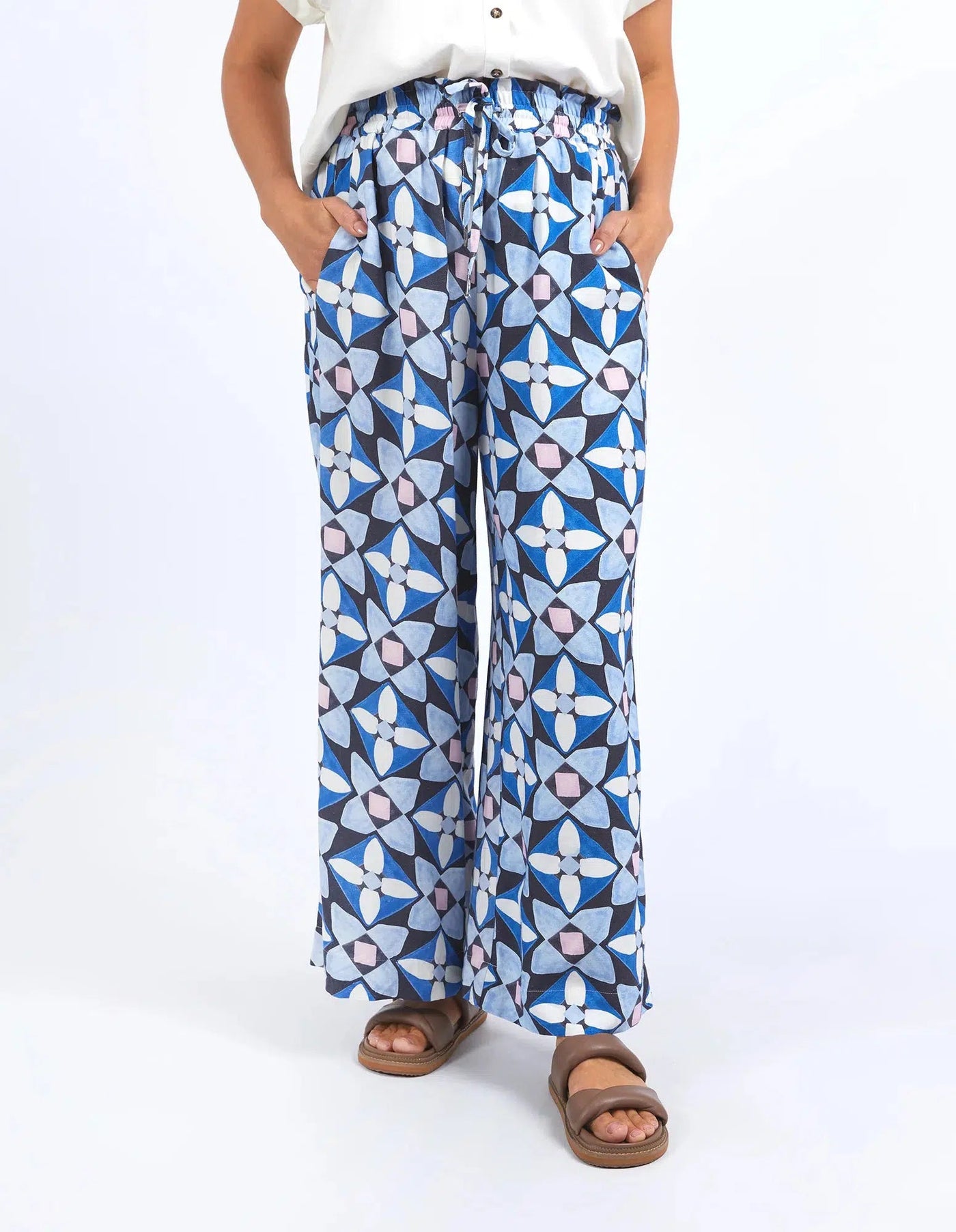 Painted Tile Pant - Print-Elm Lifestyle-Lima & Co