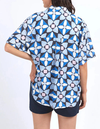 Painted Tile Shirt - Print-Elm Lifestyle-Lima & Co