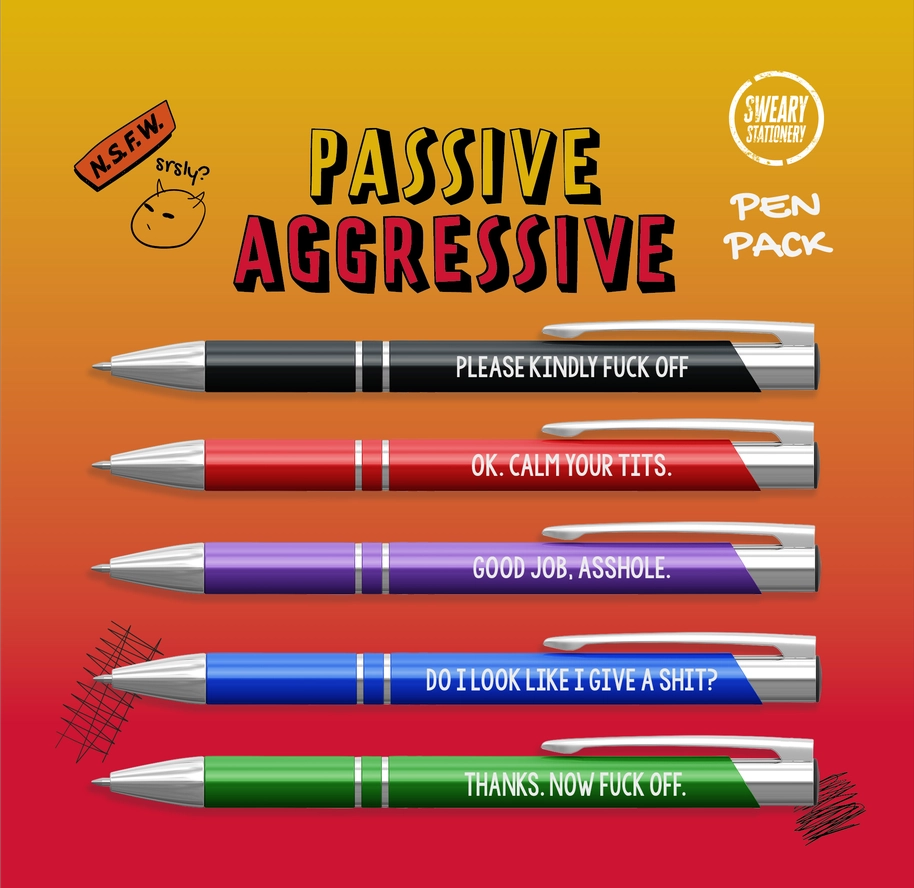 Passive Aggressive Pen Pack-Lima & Co-Lima & Co