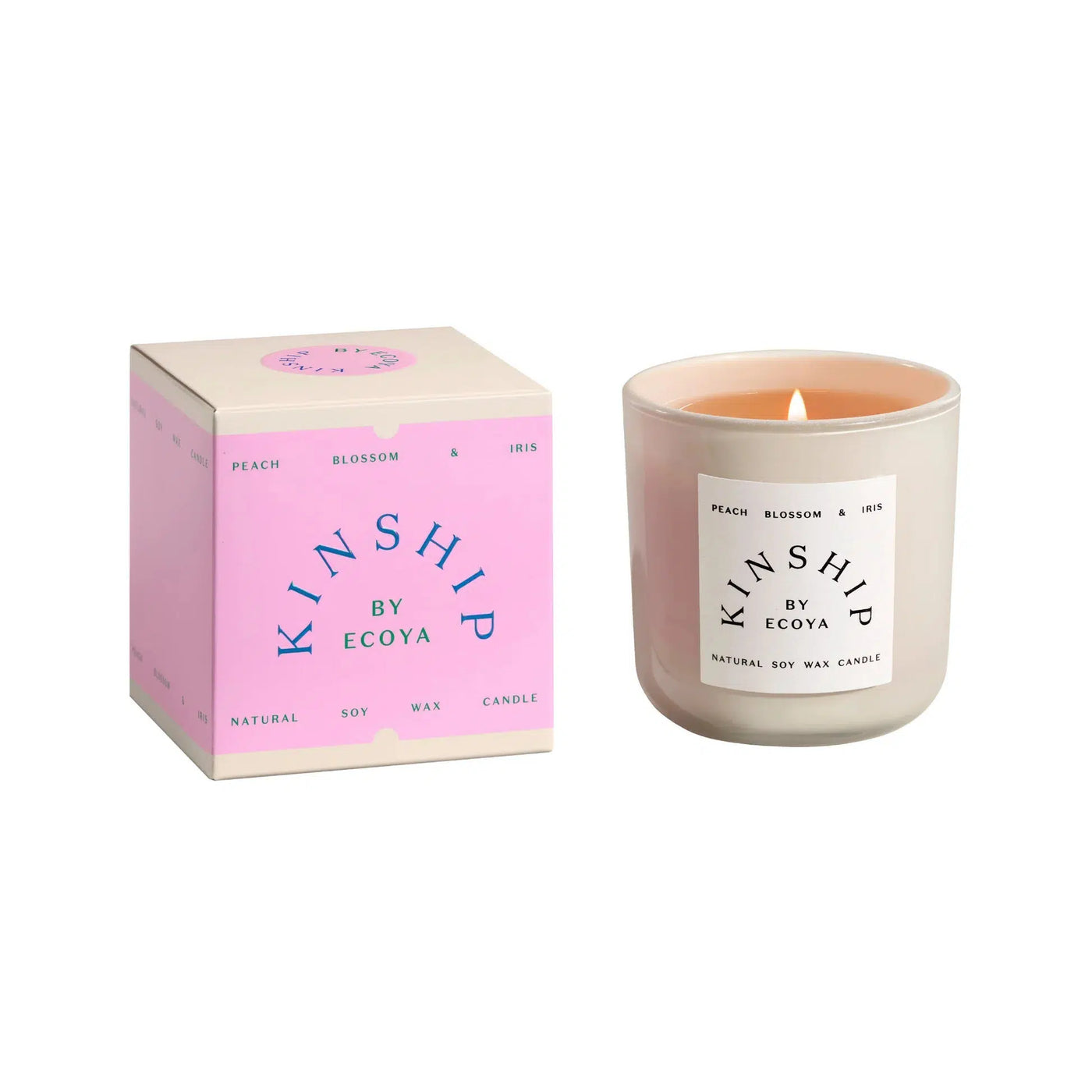 Peach Blossom & Iris Large Candle-Ecoya-Lima & Co