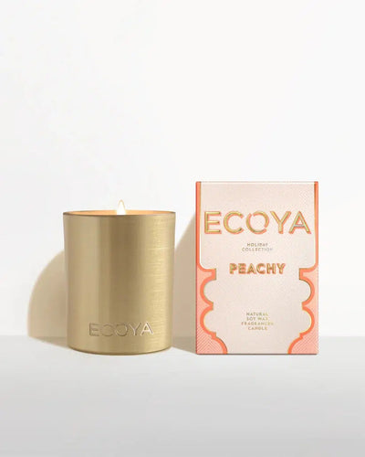 Peachy Goldie Candle Holiday Collection-Ecoya-Lima & Co