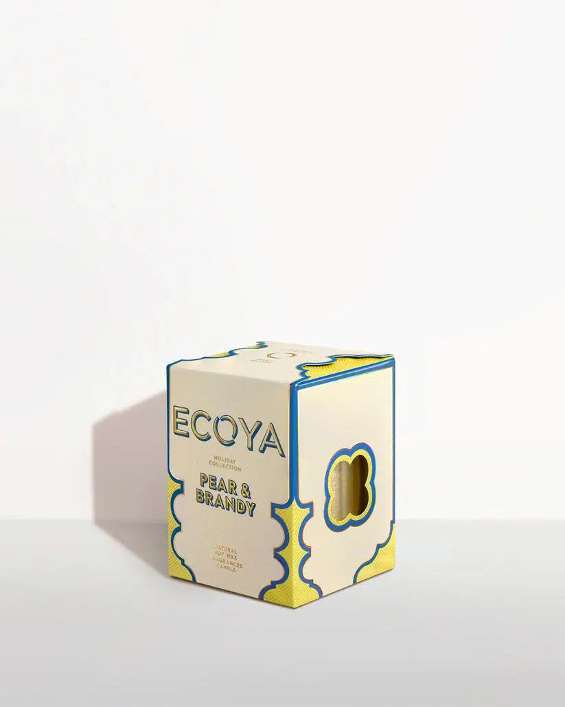 Pear & Brandy Goldie Candle Holiday Collection-Ecoya-Lima & Co