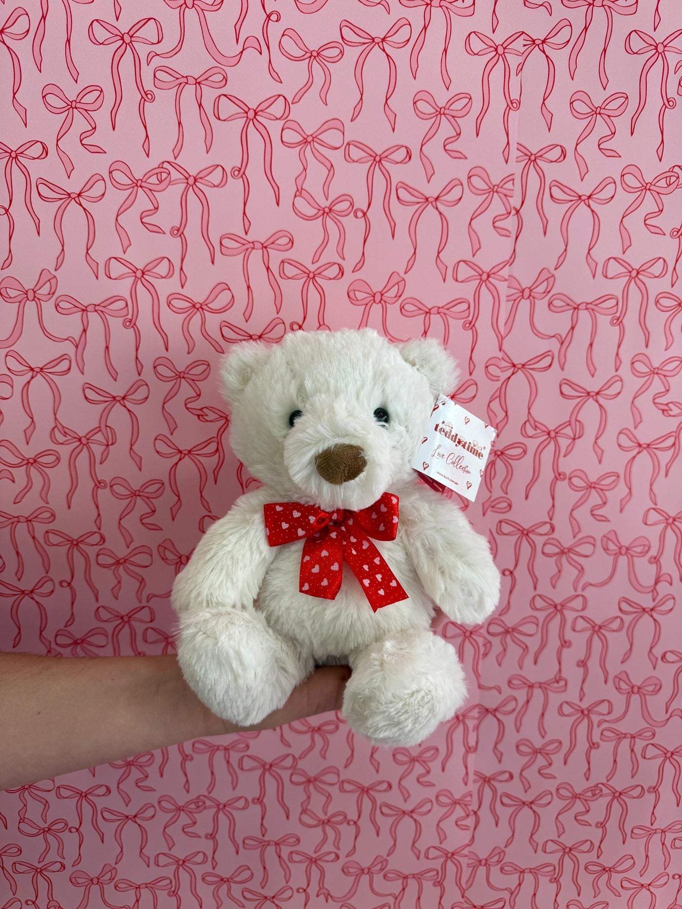 Pebbles Teddy Bear - White-Lima & Co-Lima & Co