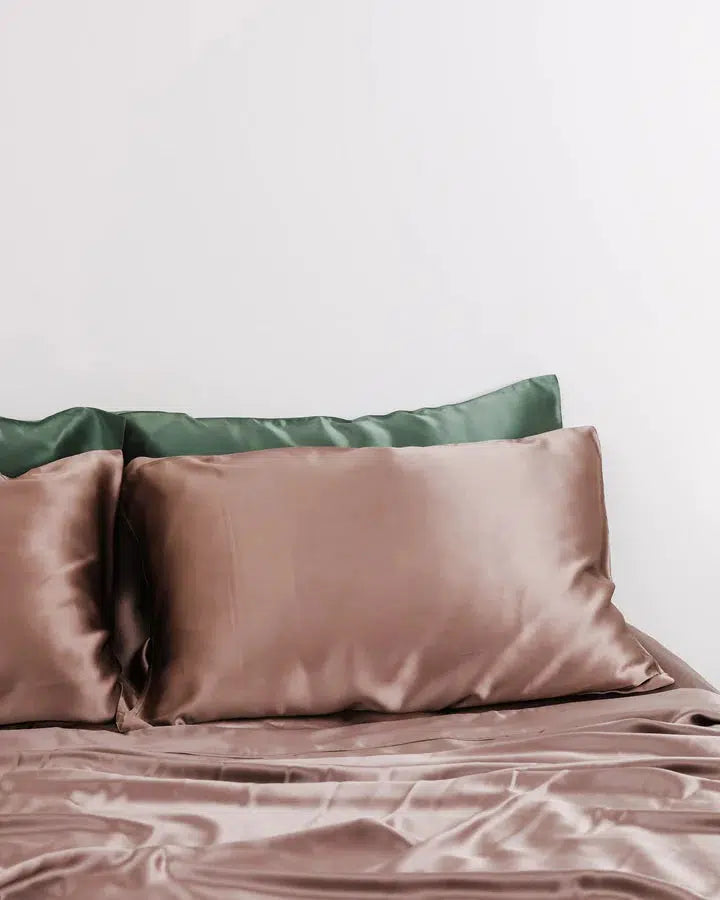 Silk Pillowcase Single - Haze-Silk Magnolia-Lima & Co