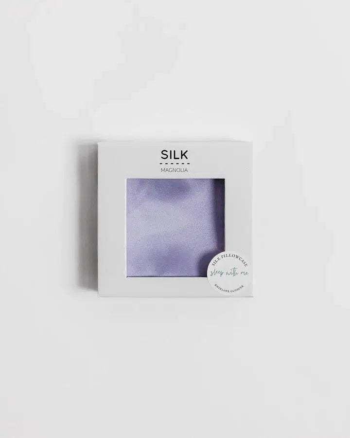 Silk Pillowcase Single - Lilac-Silk Magnolia-Lima & Co