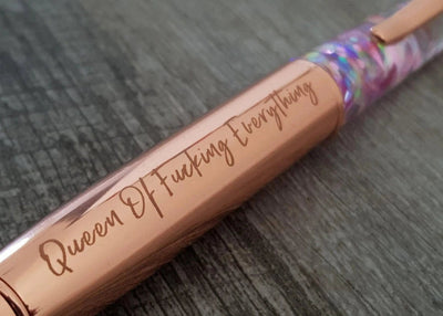 Queen of Fucking Everything Glitter Pen-Lima & Co-Lima & Co