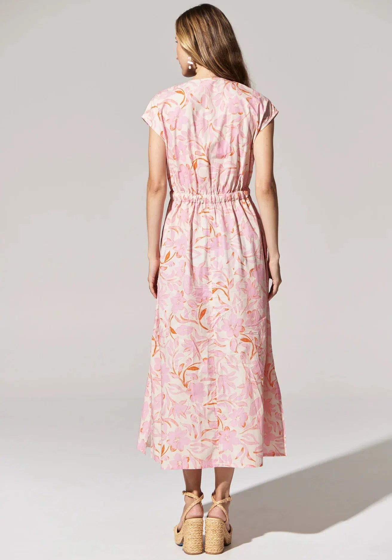 Sara Belt Dress - Sara Print-POL Clothing-Lima & Co