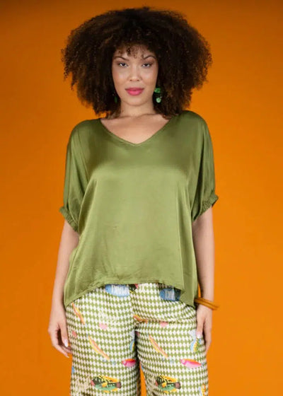 Soho Park Top - Green-Donna Donna-Lima & Co