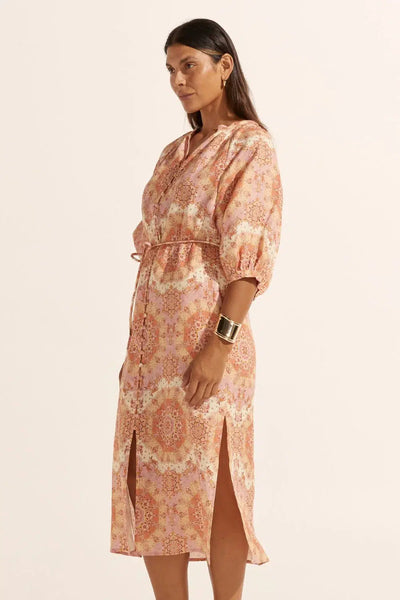 Sojourn Dress - Sunset Mosiac-Zoe Kratzmann-Lima & Co