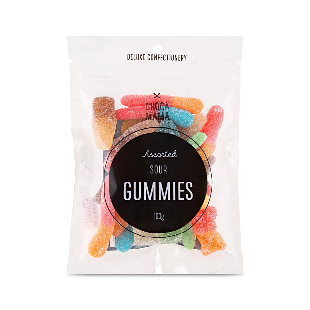 Sour Gummies 100g-Chocamama-Lima & Co