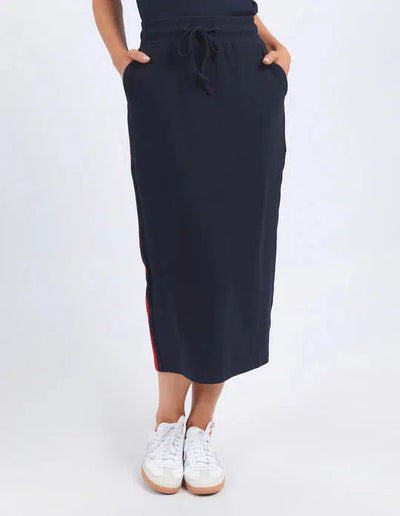 Stabilize Skirt - Navy-Foxwood-Lima & Co