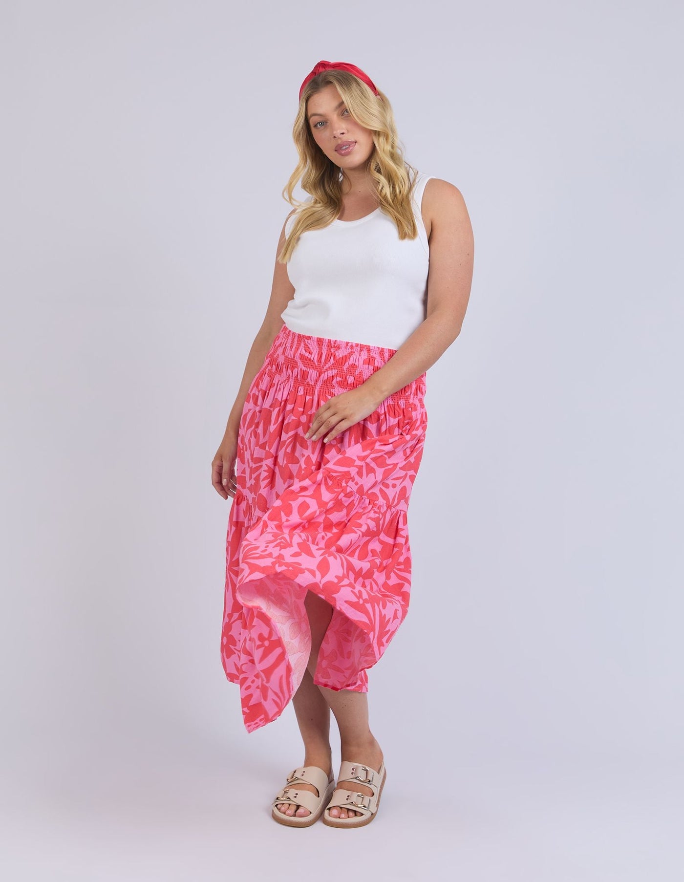 Sunset Hour Skirt - Sunset Hour Print-Elm Lifestyle-Lima & Co