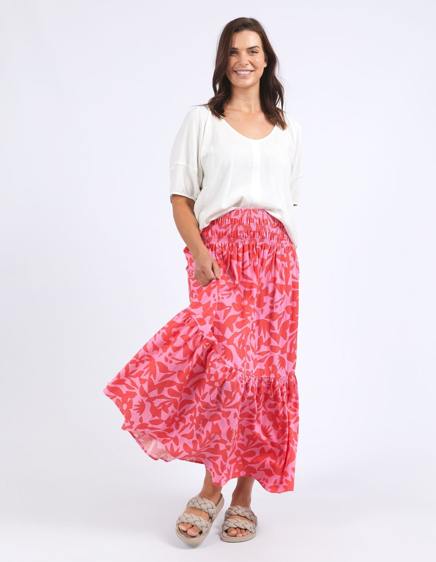 Sunset Hour Skirt - Sunset Hour Print-Elm Lifestyle-Lima & Co