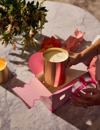 Sweet Pea & Jasmine Grand Goldie Candle Holiday Collection-Ecoya-Lima & Co