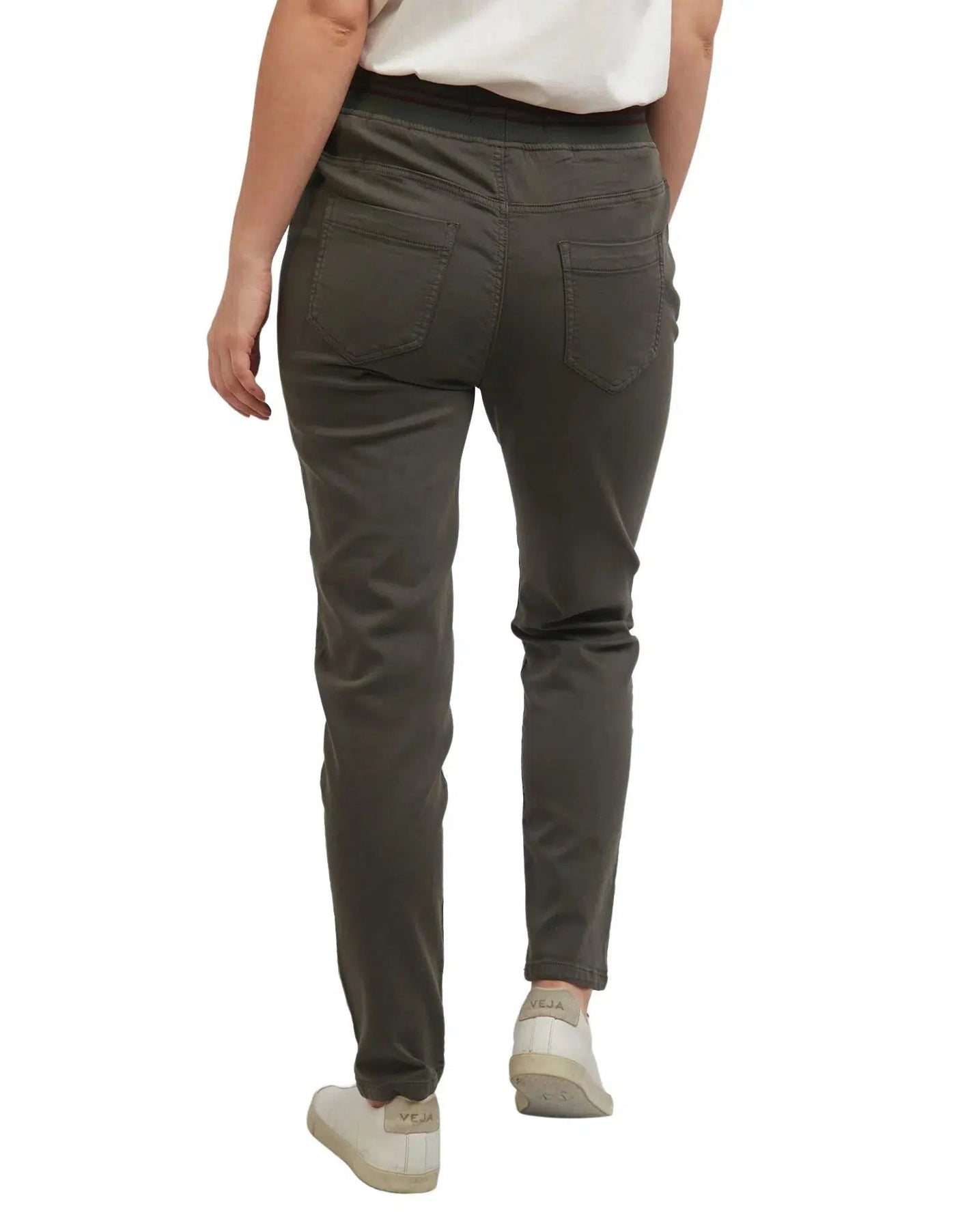 Sylvia Jogger - Khaki-Foxwood-Lima & Co