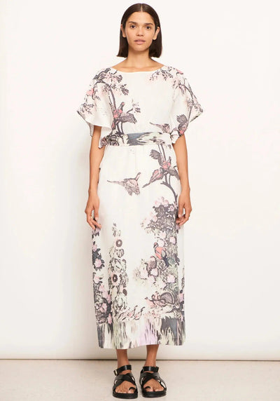 Tambi Tie Dress - Tambi Print-POL Clothing-Lima & Co