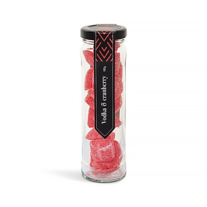 Vodka & Cranberry Flavoured Rock Candy 100g-Chocamama-Lima & Co