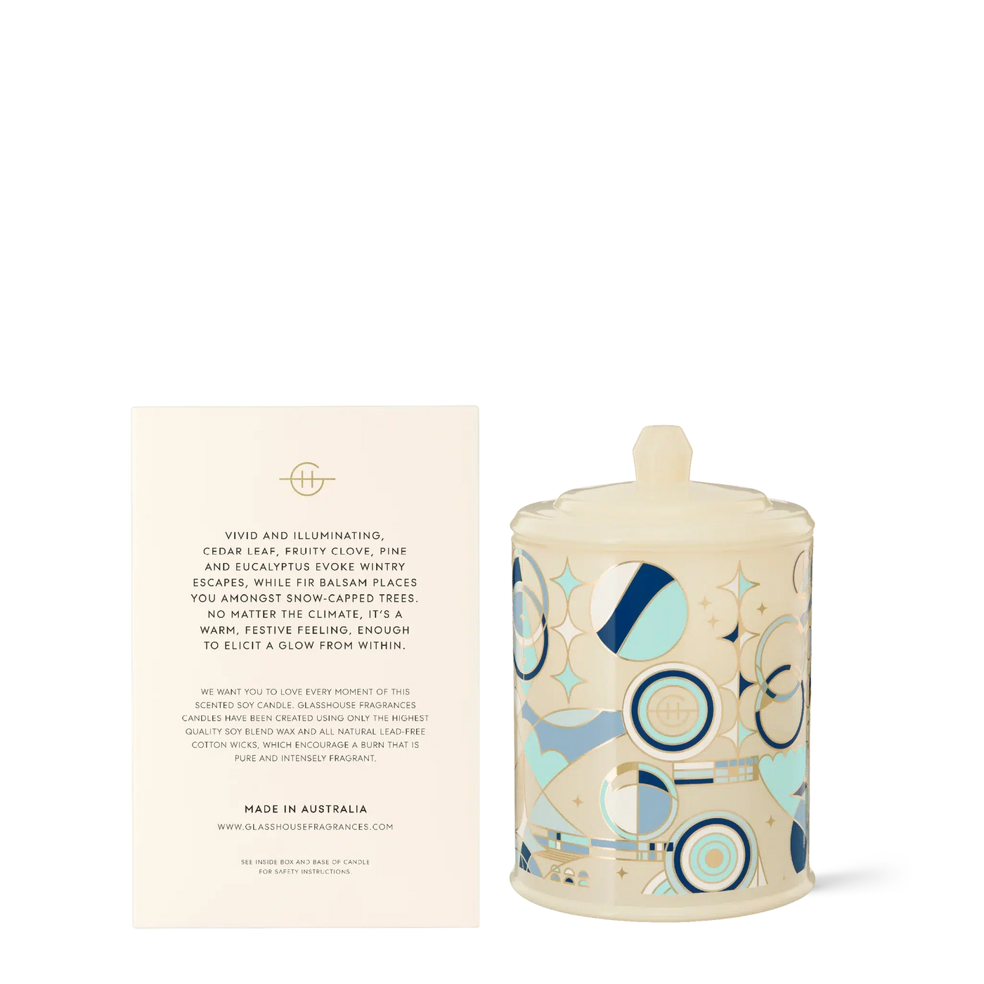 White Christmas 380g Candle-Glasshouse-Lima & Co