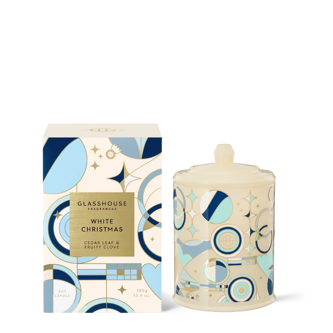 White Christmas 380g Candle-Glasshouse-Lima & Co