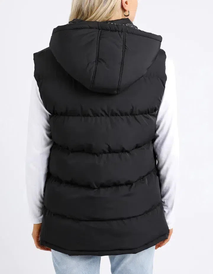 Camilla Vest - Black-Foxwood-Lima & Co