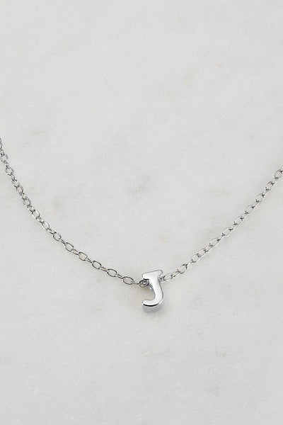 ZAFINO SILVER LETTER NECKLACE-ZAFINO-Lima & Co