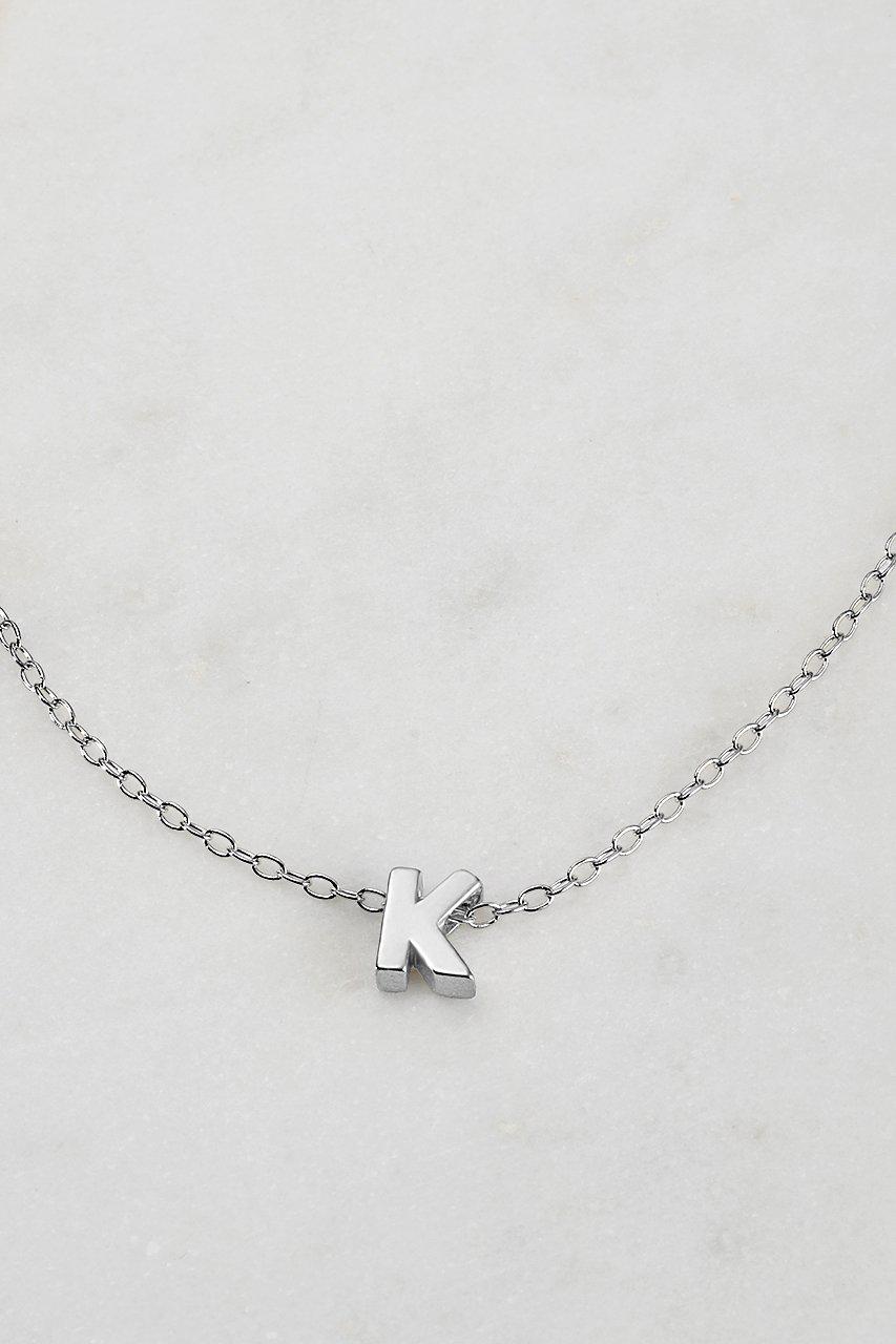 ZAFINO SILVER LETTER NECKLACE-ZAFINO-Lima & Co