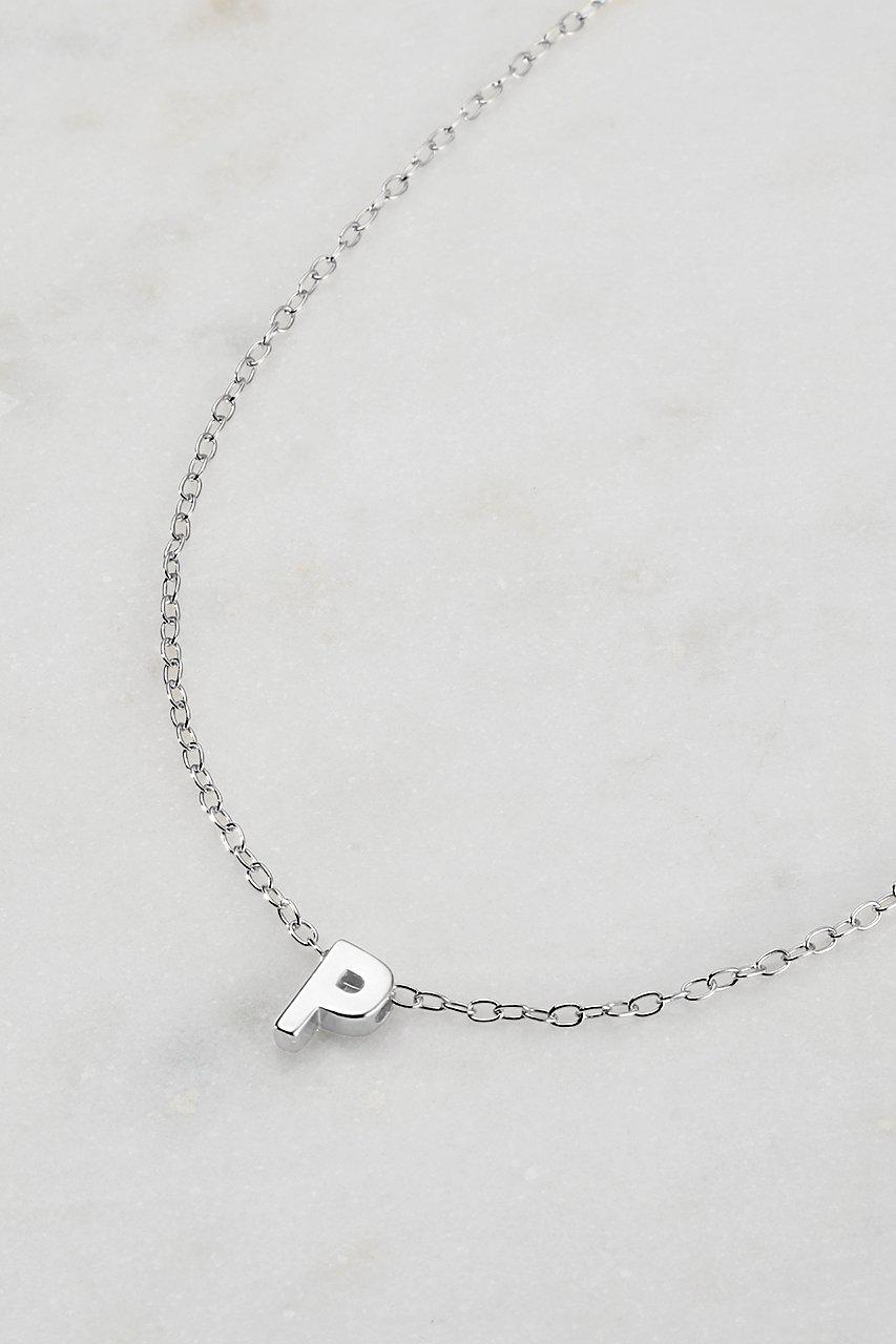 ZAFINO SILVER LETTER NECKLACE-ZAFINO-Lima & Co