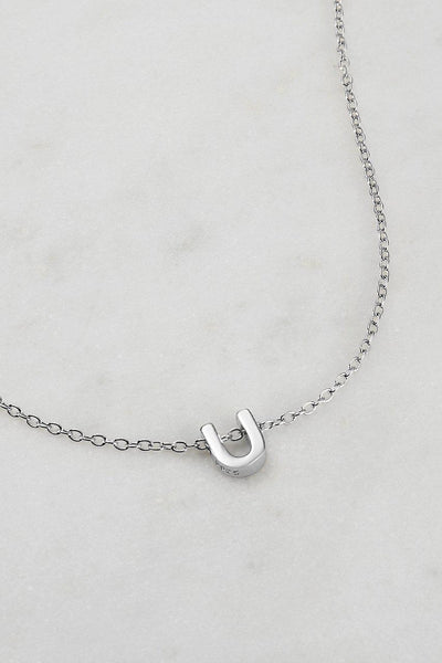 ZAFINO SILVER LETTER NECKLACE-ZAFINO-Lima & Co